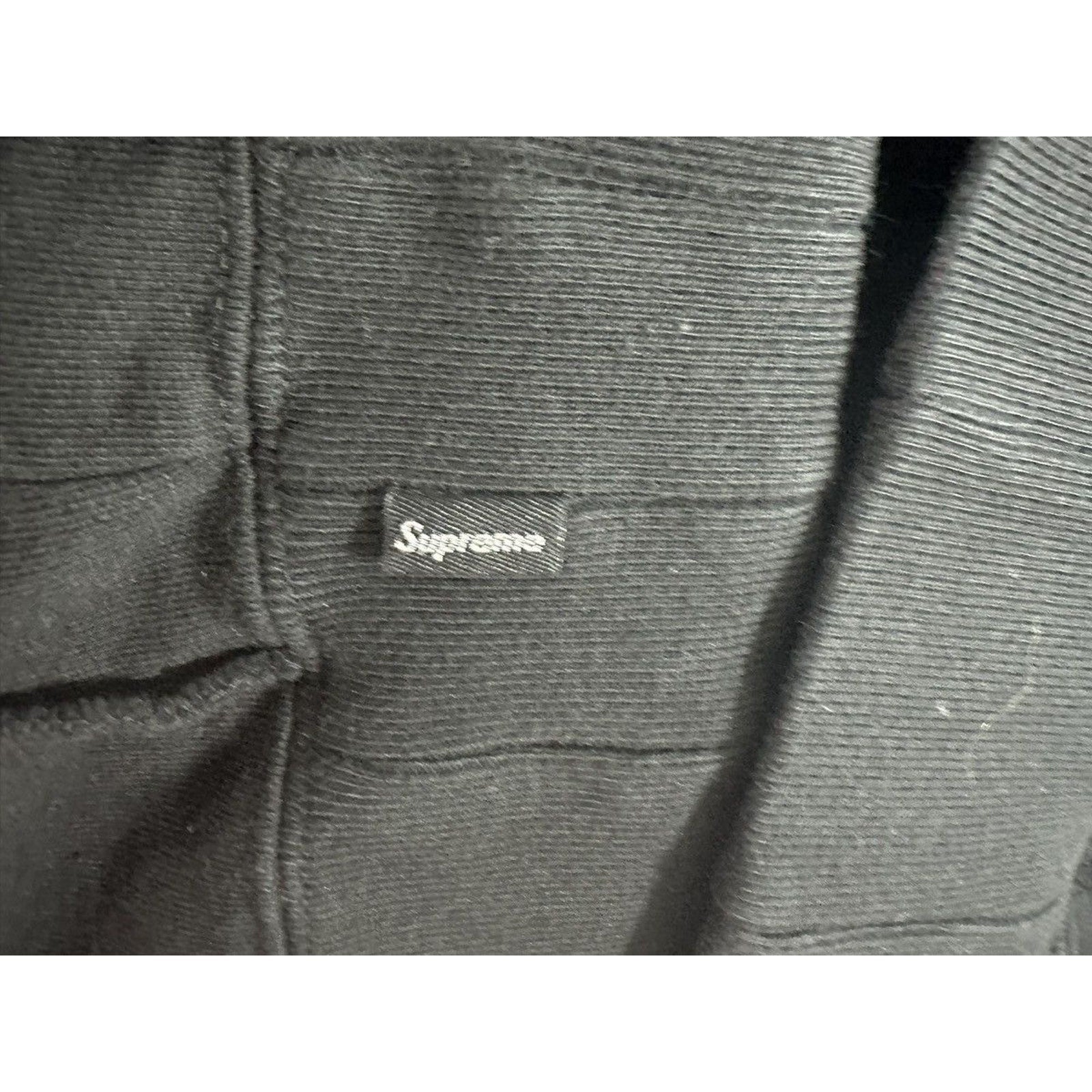 Supreme Reverse Patchwork Zip Up Hoodie