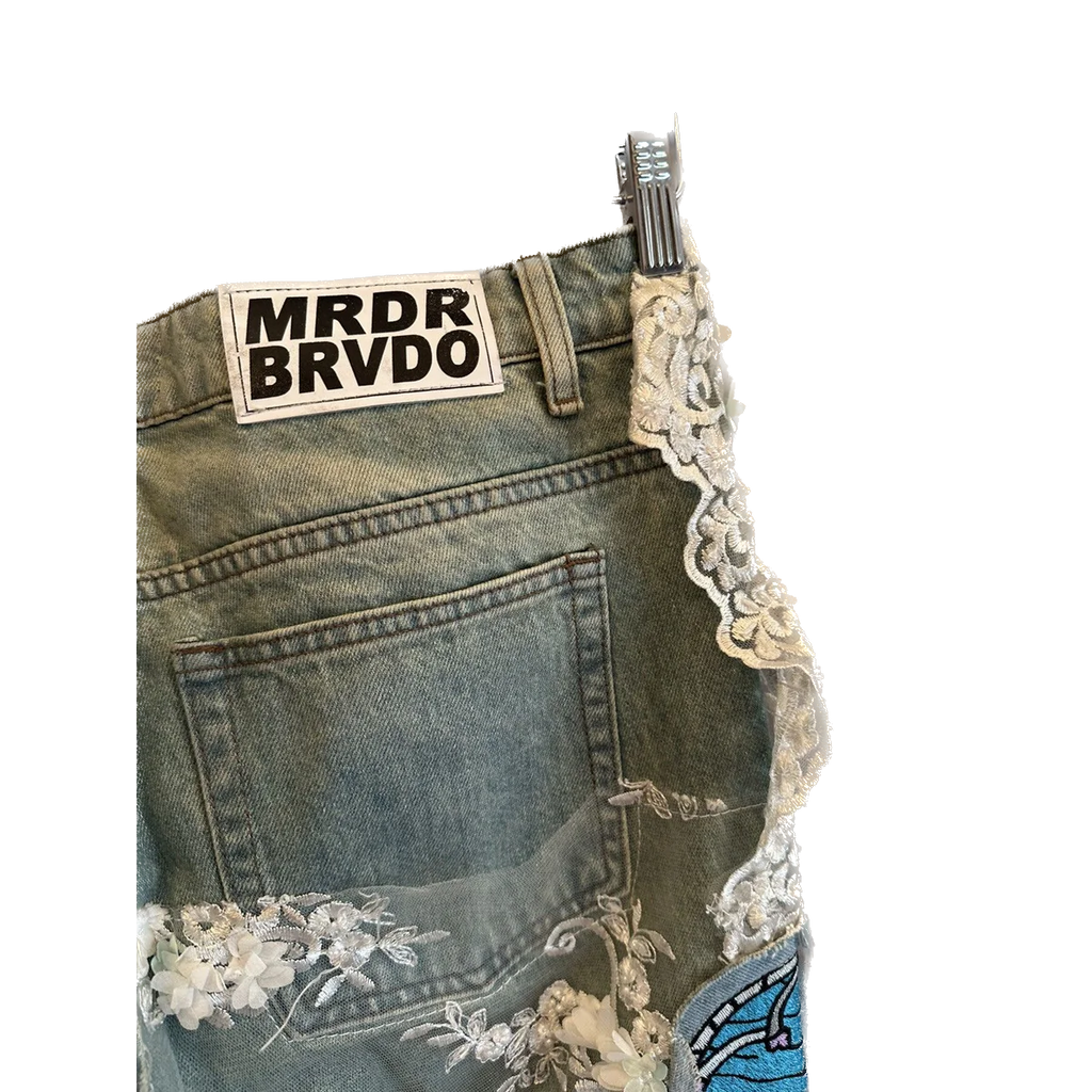 Who Decides War Floral Rare Denim