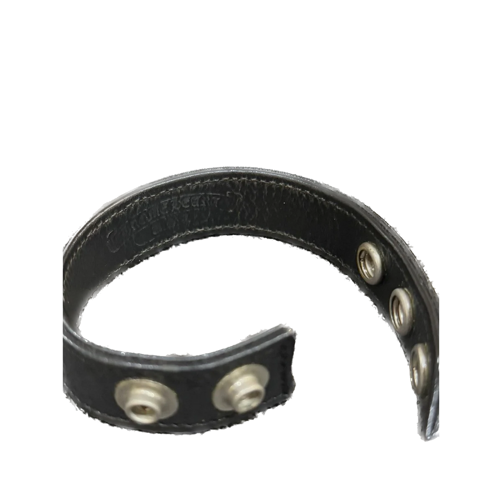 Chrome Hearts Leather Cross Ball Bracelet