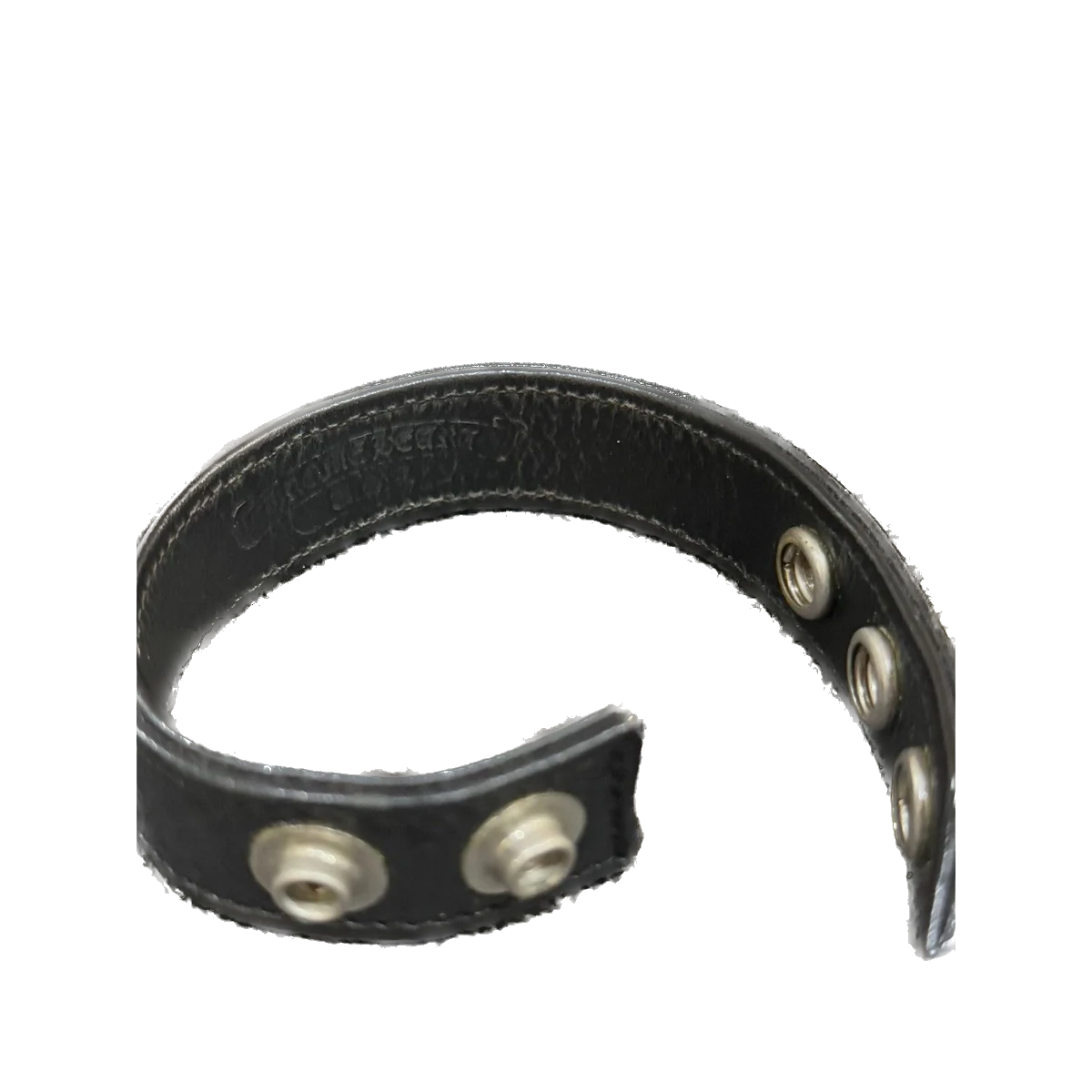 Chrome Hearts Leather Cross Ball Bracelet