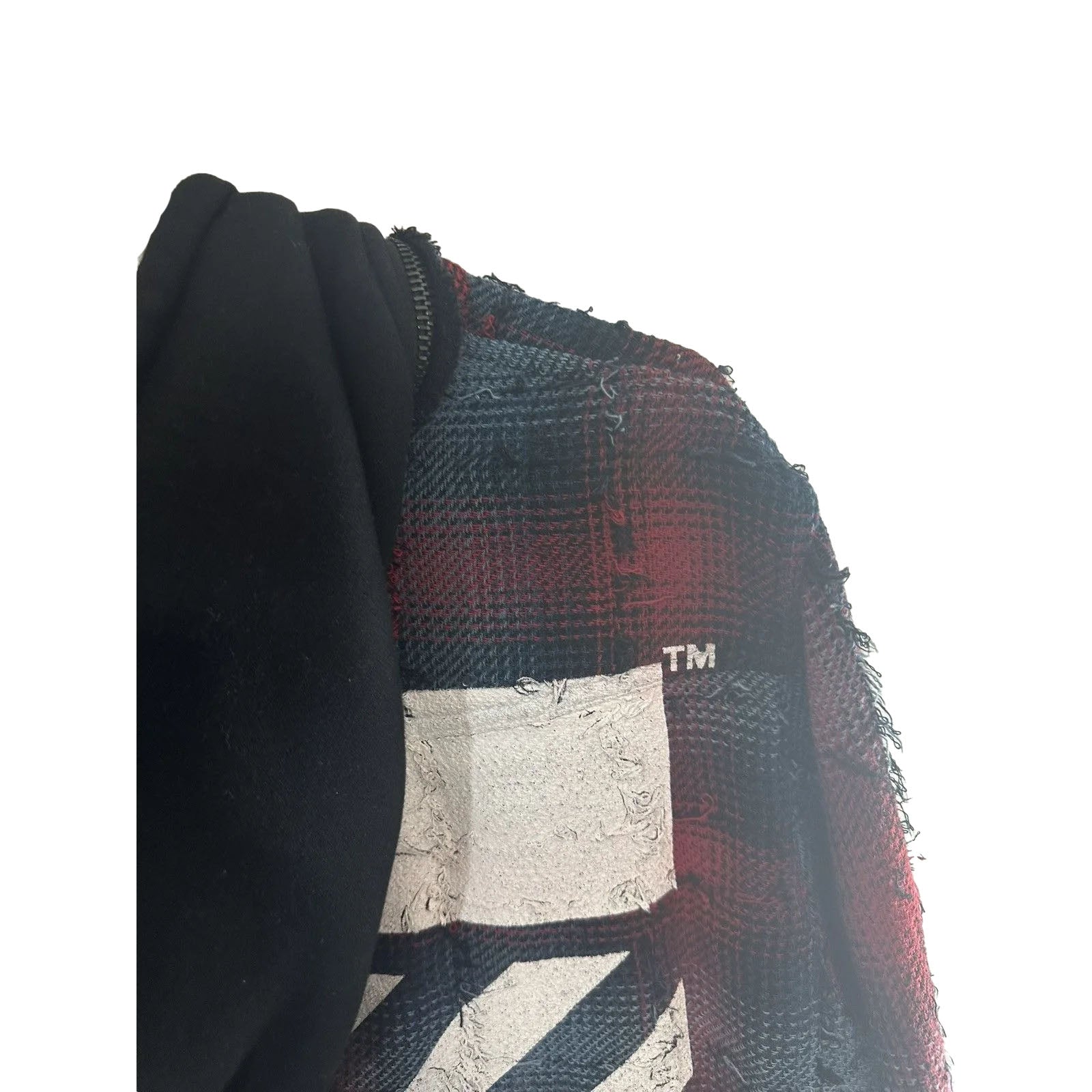 OFF WHITE PLAID SWEATER