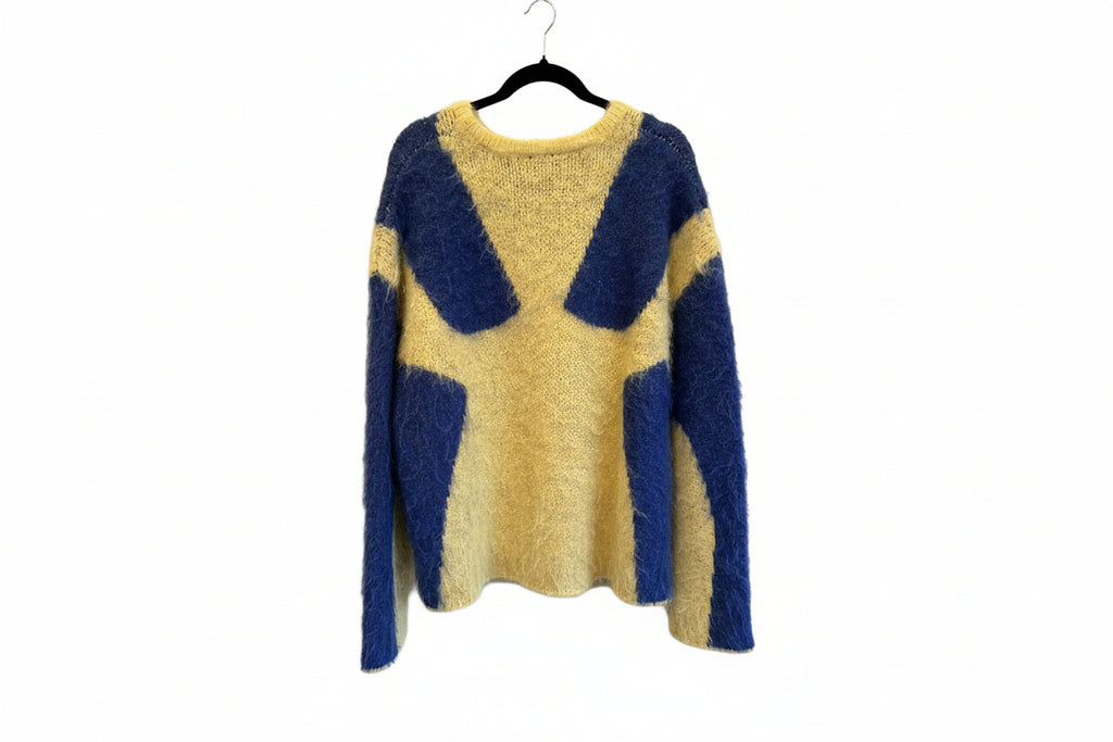 Vale Mohair Sweater (blue/yellow)