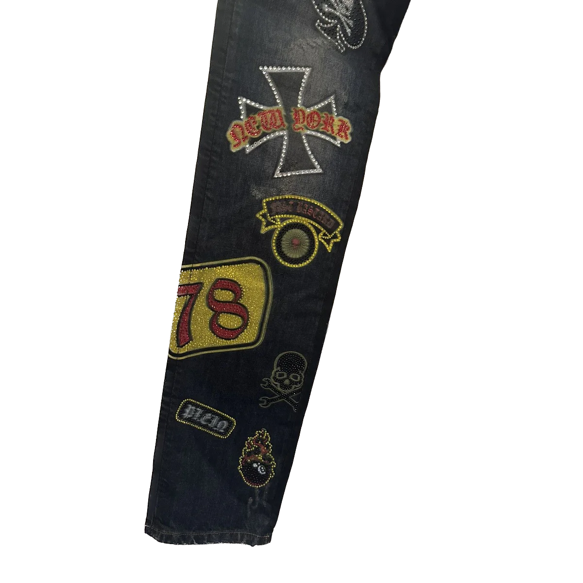 Philipp Plein Patchwork Denim SICK