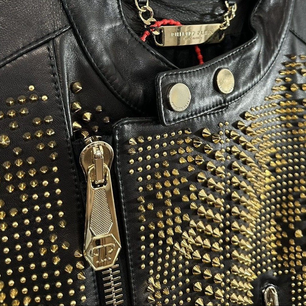 Philipp Plein Leather Jacket