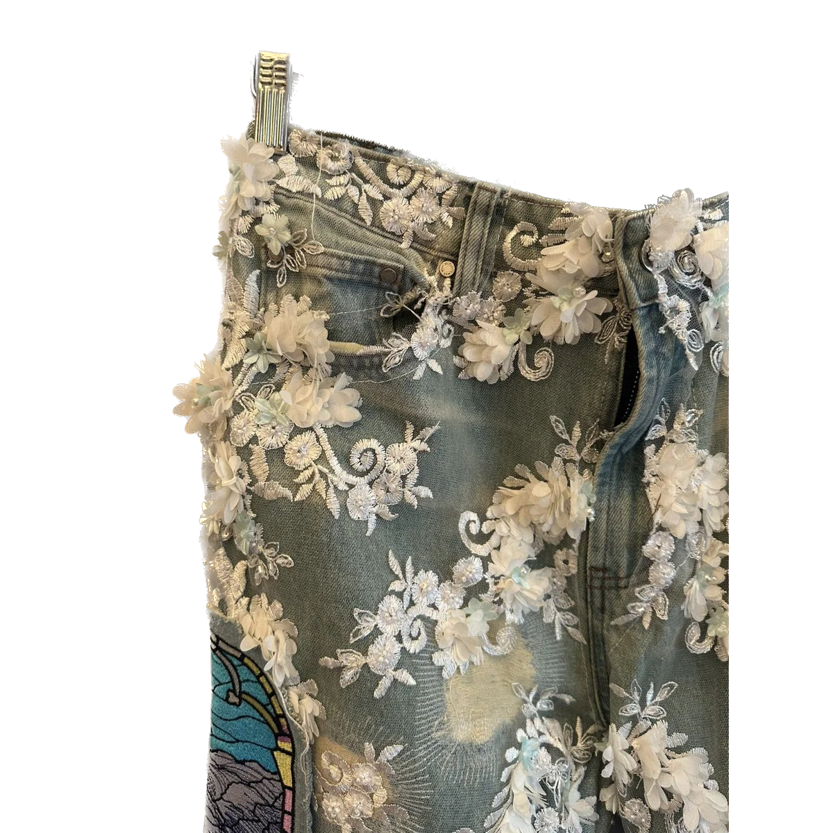 Who Decides War Floral Rare Denim