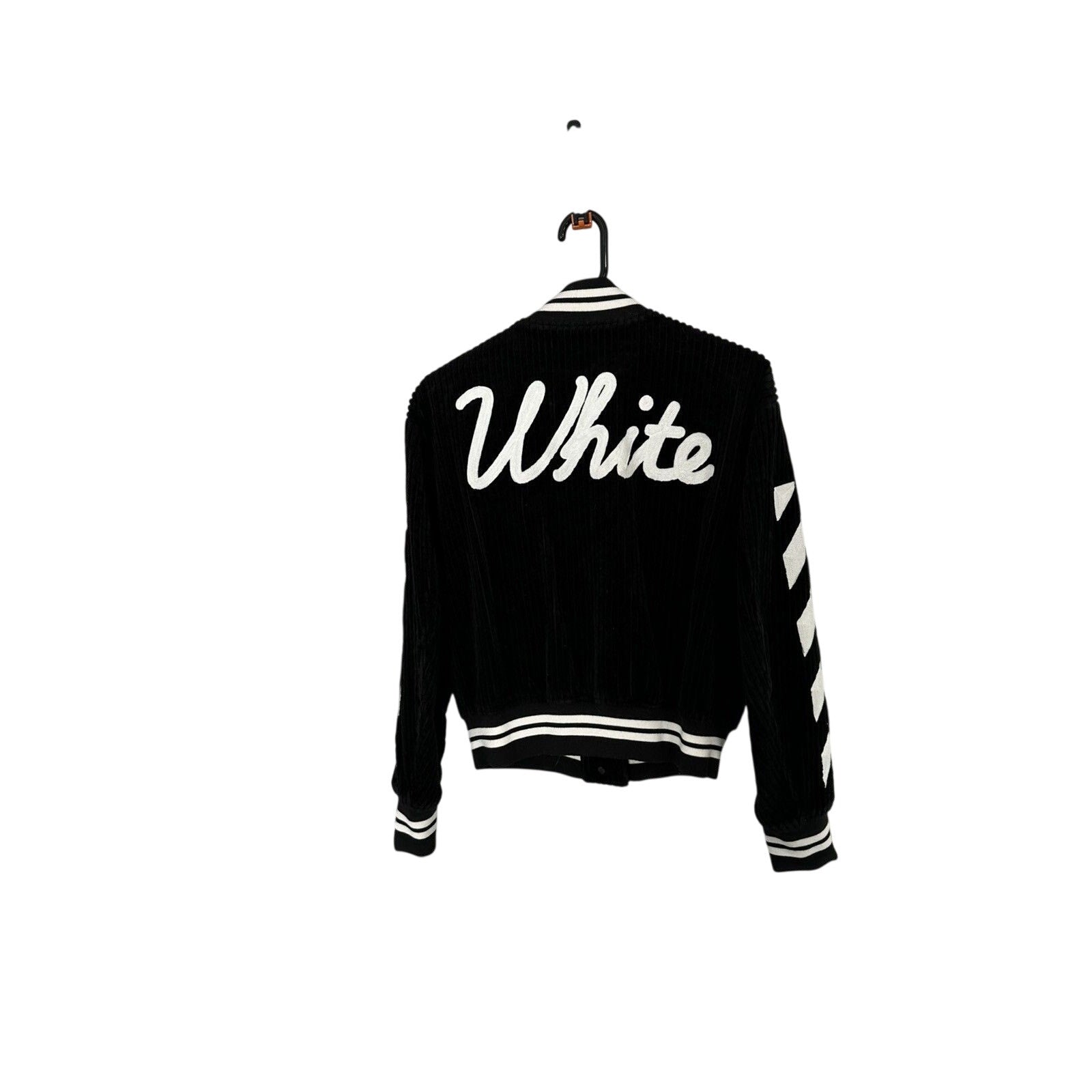 OFF WHITE VARSITY JACKET CORDUROY