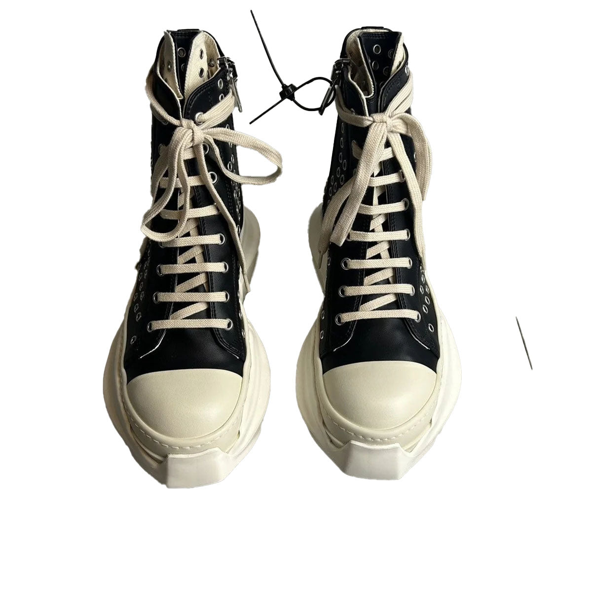 Rick Owens Abstract Ramones High Gimp Eyelets