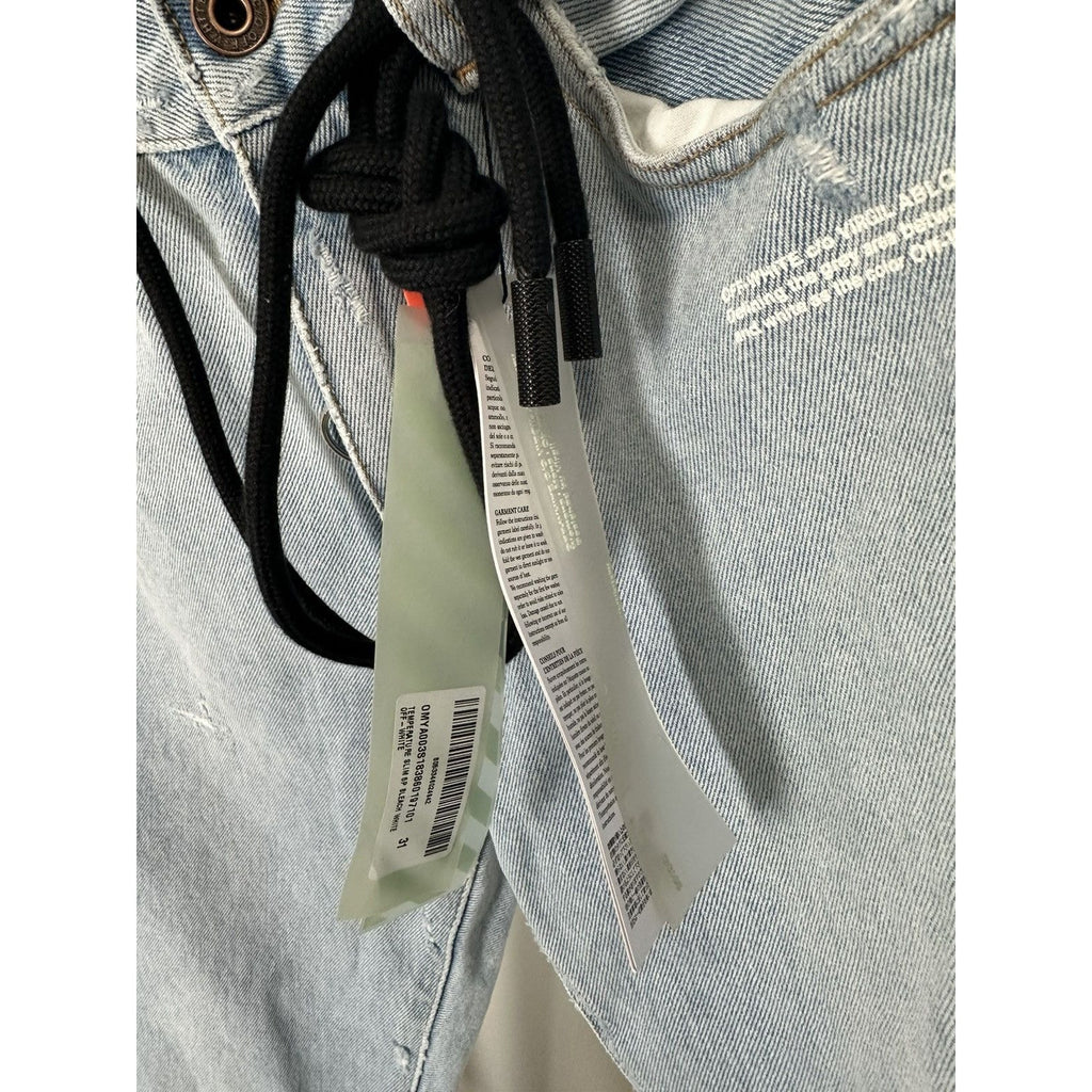 OFF-WHITE “Temperature” Denim Jeans