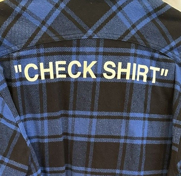 Off-White Plaid Shirt