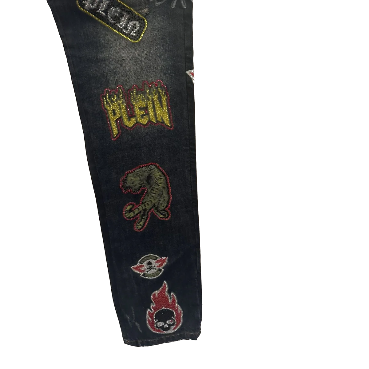 Philipp Plein Patchwork Denim SICK