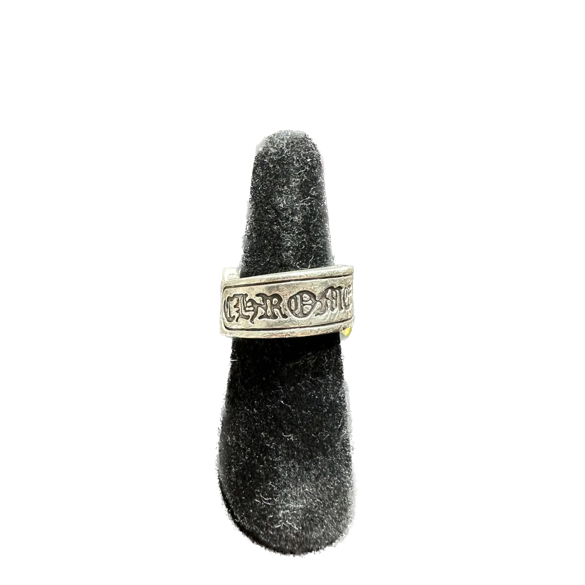 CHROME HEARTS RING scroll 8.5”