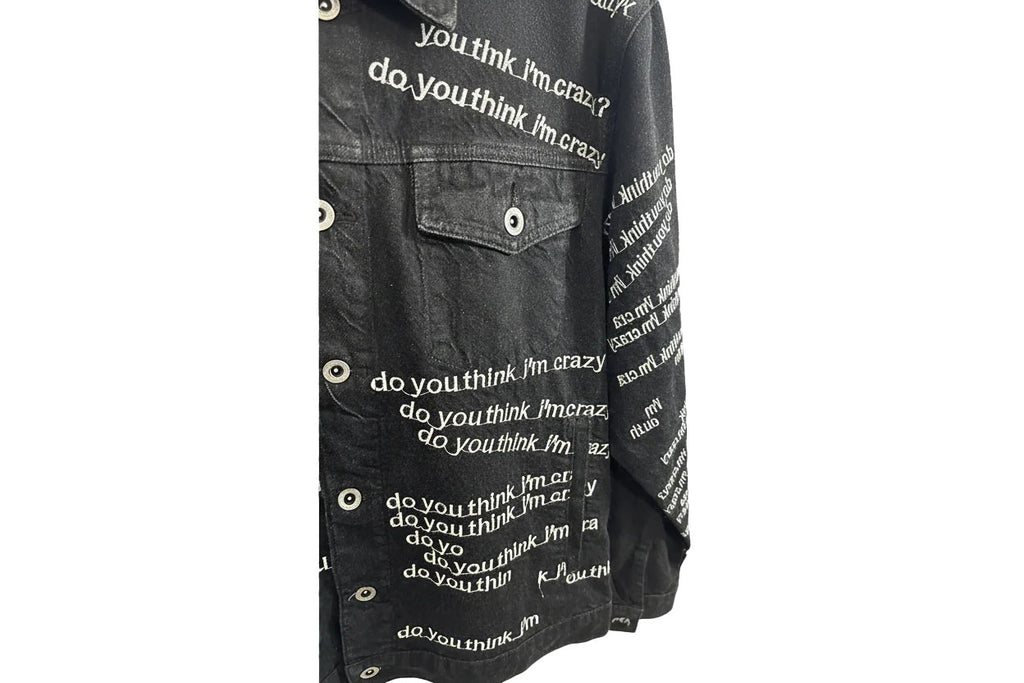 Who Decides War Crazy Denim Jacket
