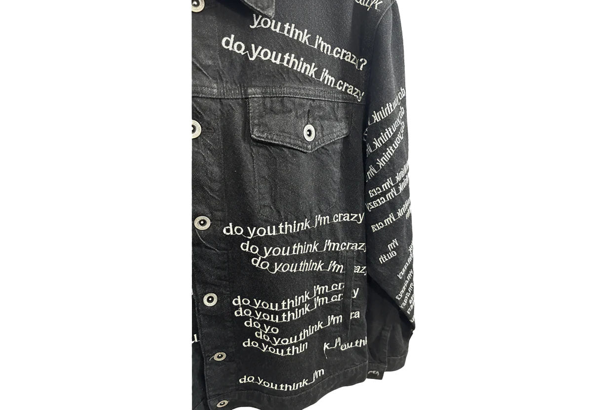 Who Decides War Crazy Denim Jacket