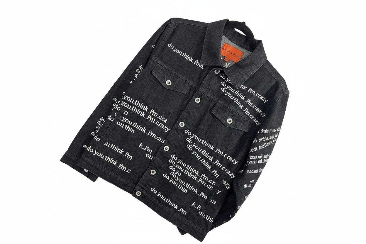 Who Decides War Crazy Denim Jacket