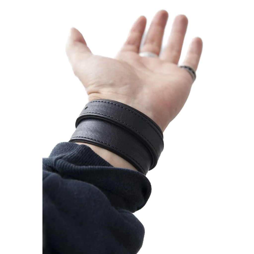 Gunslingler wrap leather bracelet