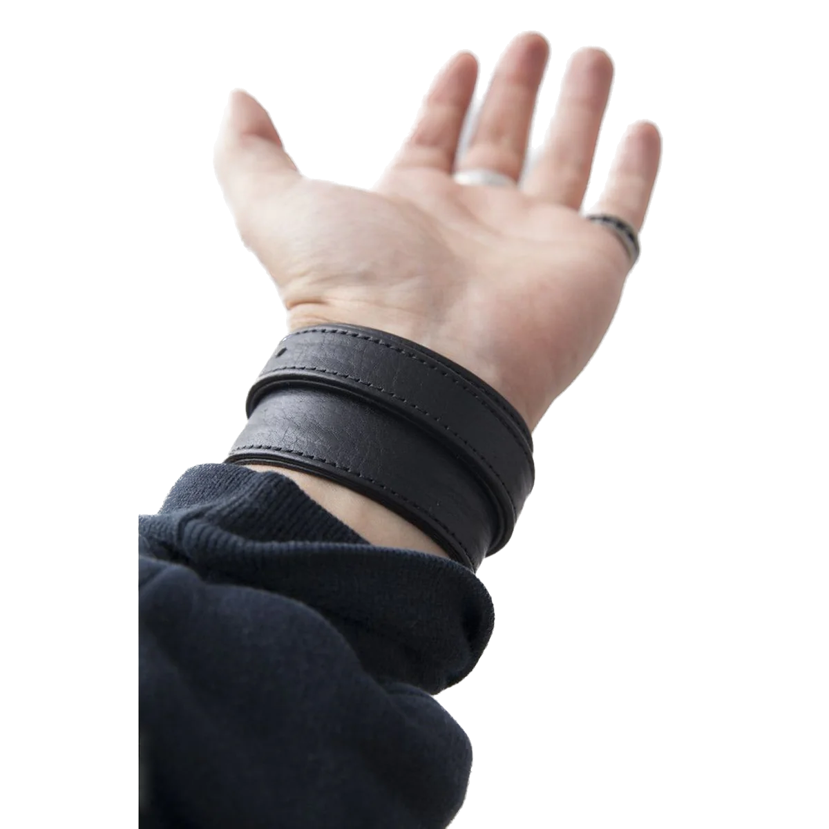 Gunslingler wrap leather bracelet