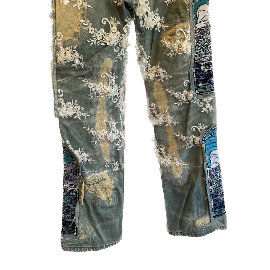 Who Decides War Floral Rare Denim