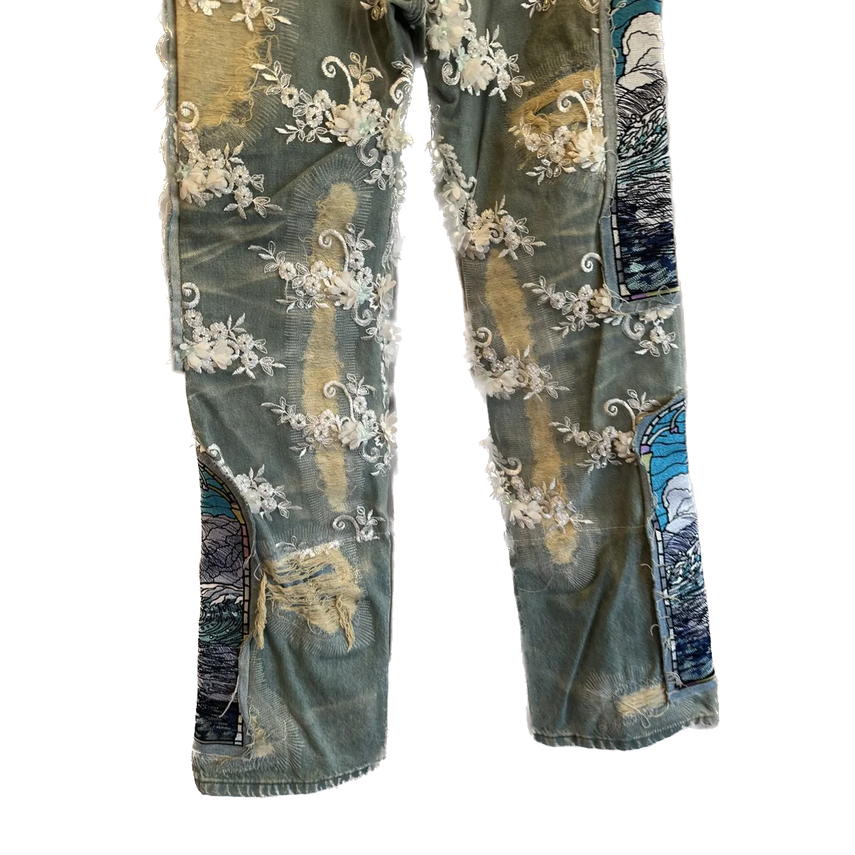 Who Decides War Floral Rare Denim