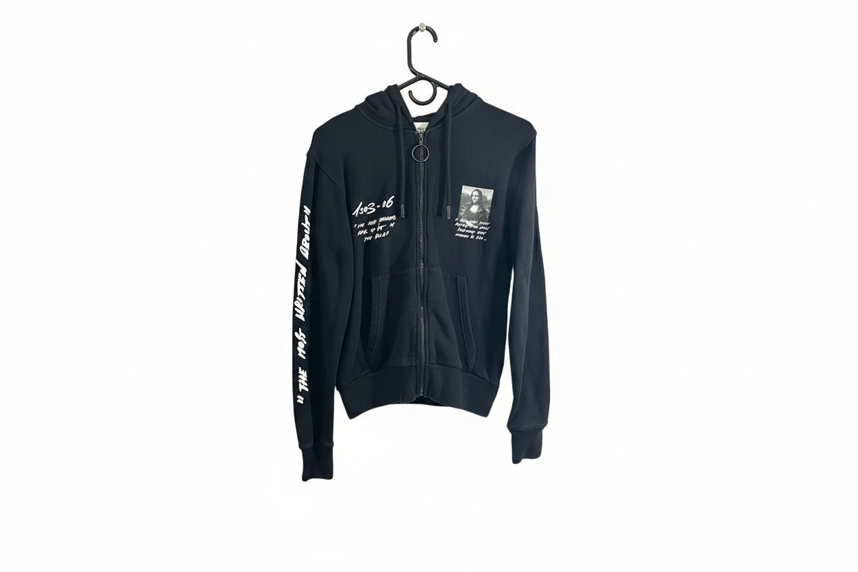 Off White Hoodie zip Mona Lisa