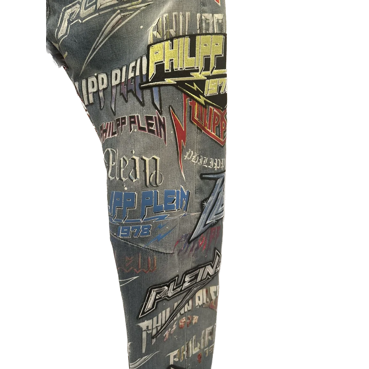 Philipp Plein Patchwork Denim