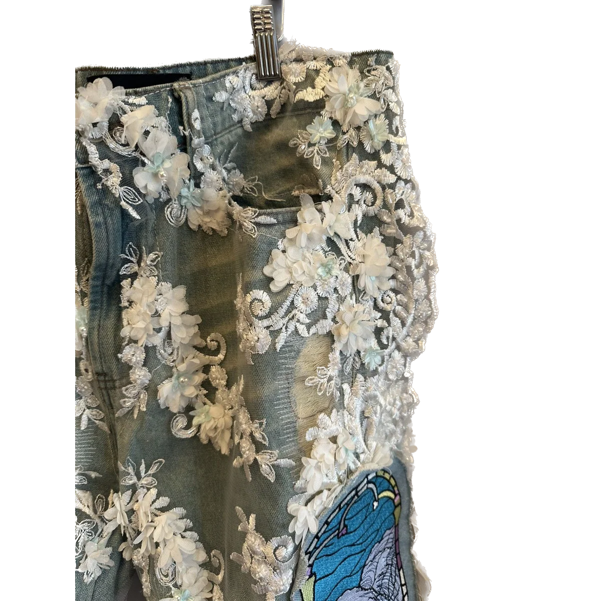 Who Decides War Floral Rare Denim