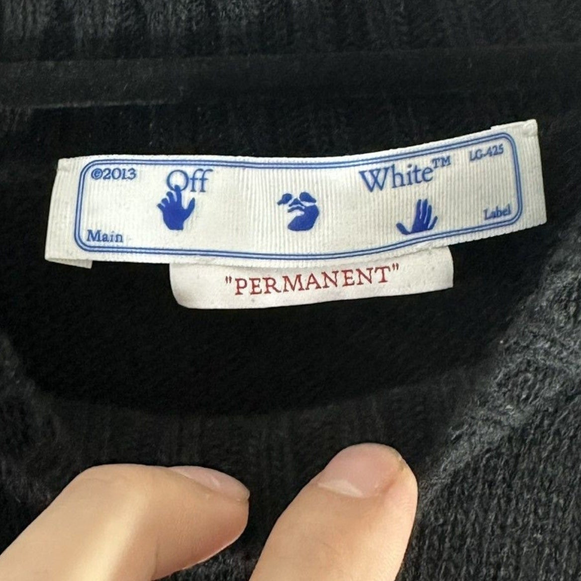 Off white sweater