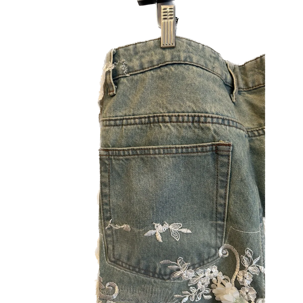 Who Decides War Floral Rare Denim