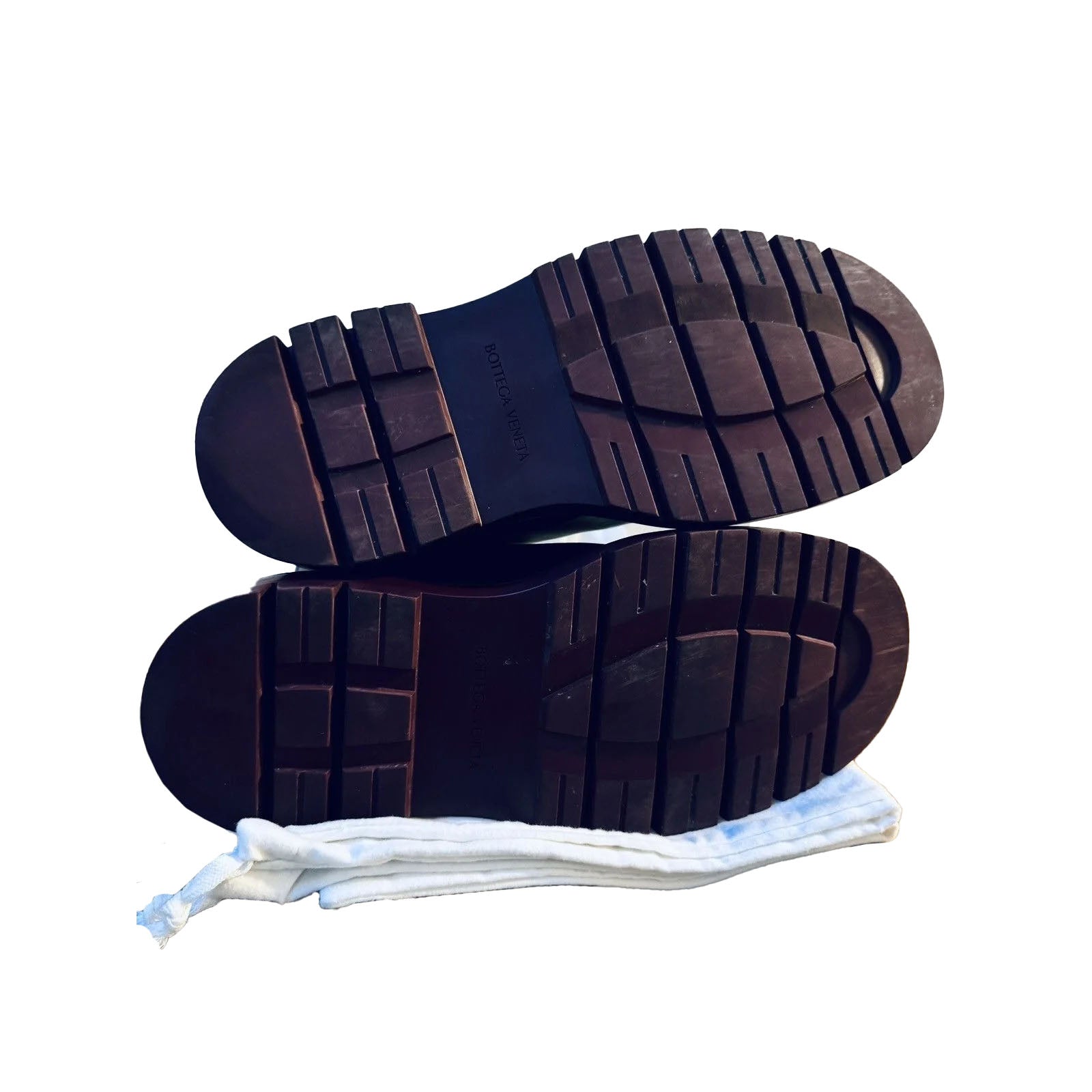 BLACK TIRE CHELSEA BOOTS