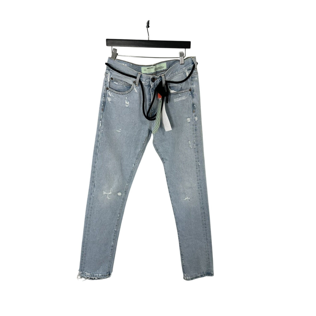 OFF-WHITE “Temperature” Denim Jeans