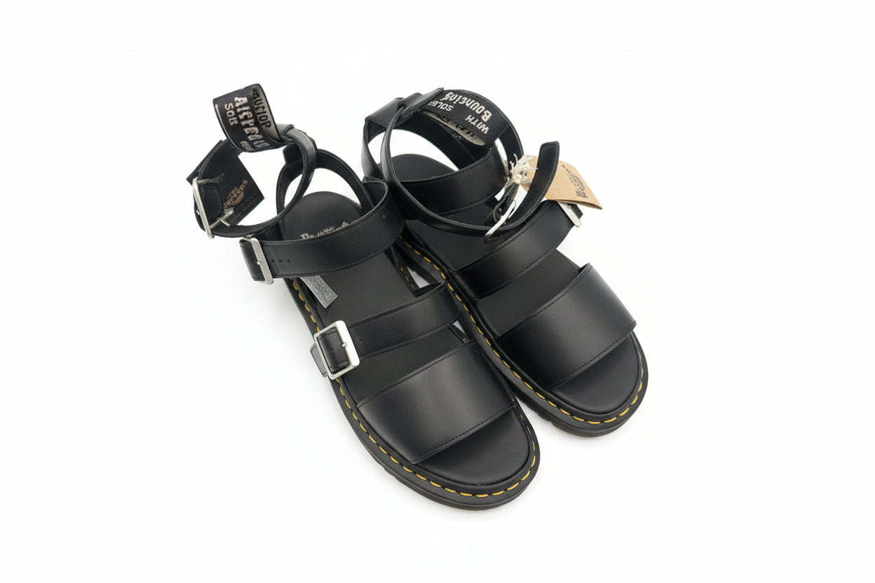 Rick Owens DRKSHDW X Doc Marten Gladiator Sandal