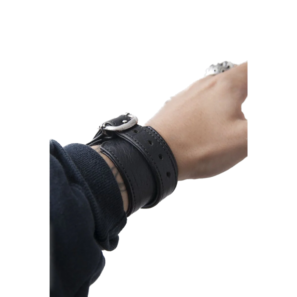 Gunslingler wrap leather bracelet