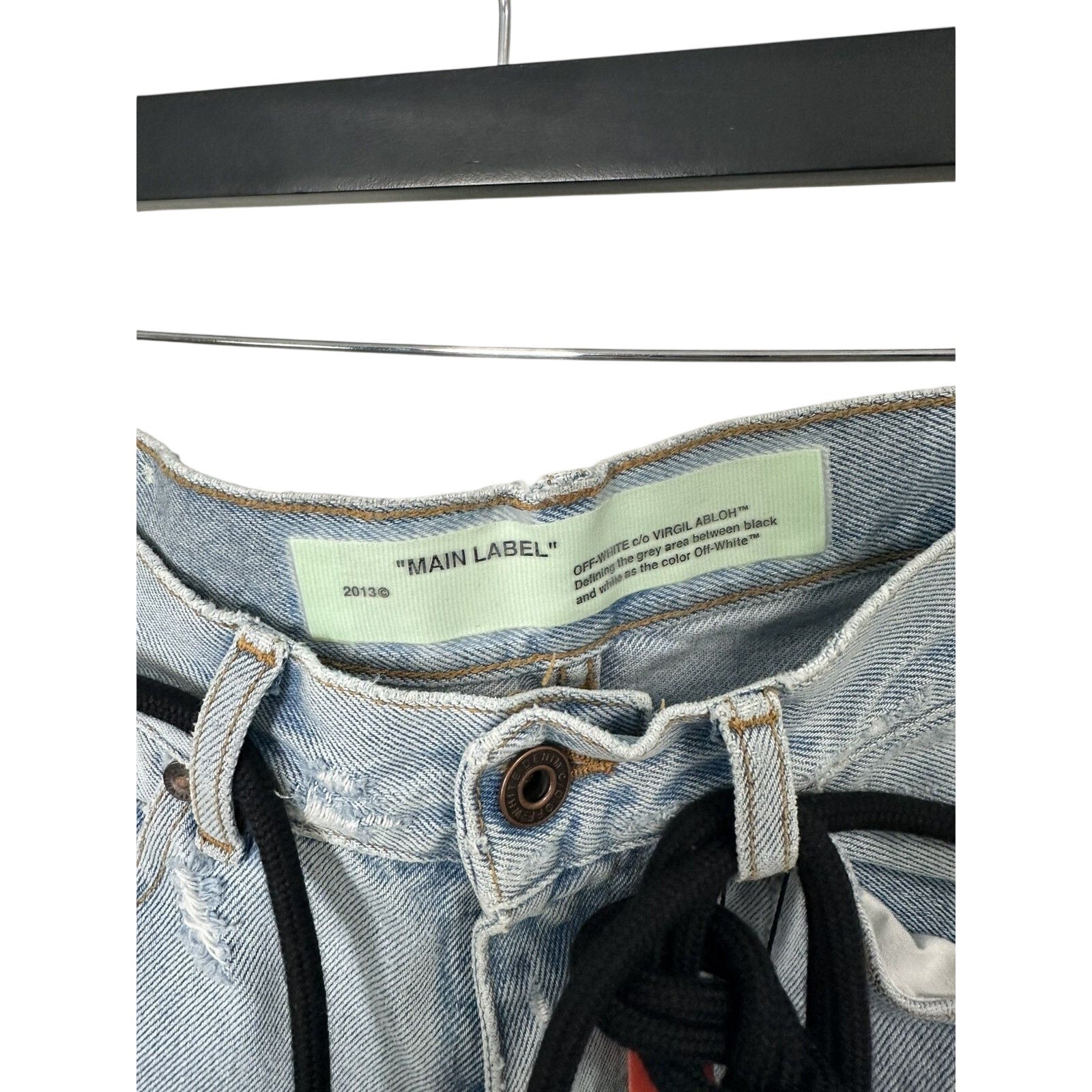 OFF-WHITE “Temperature” Denim Jeans