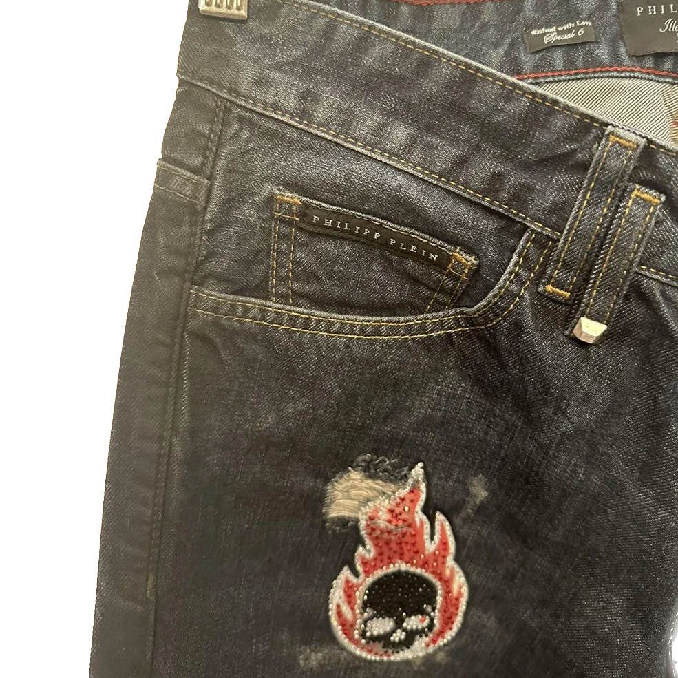 Philipp Plein Patchwork Denim SICK