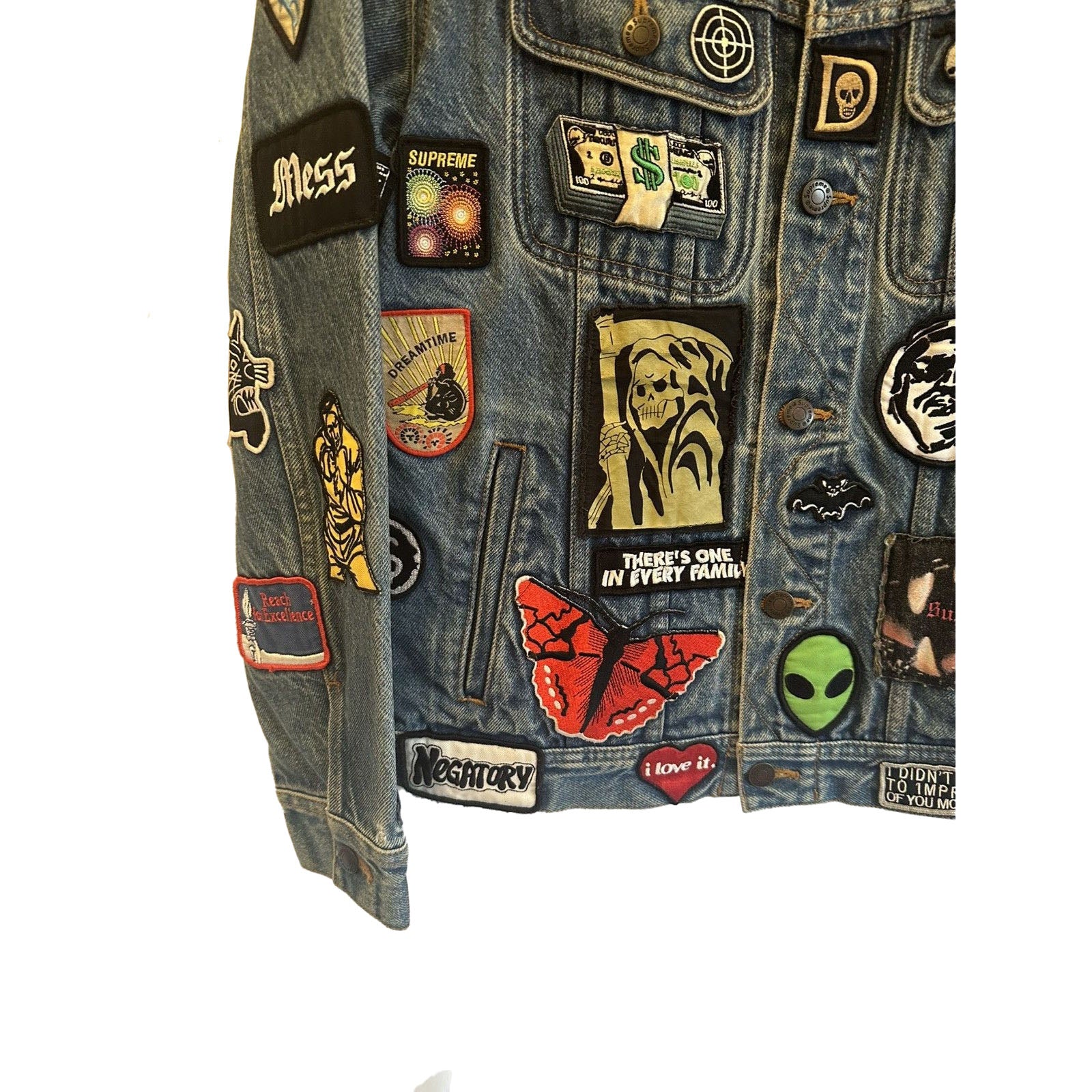 Supreme Patchwork Denim Jacket