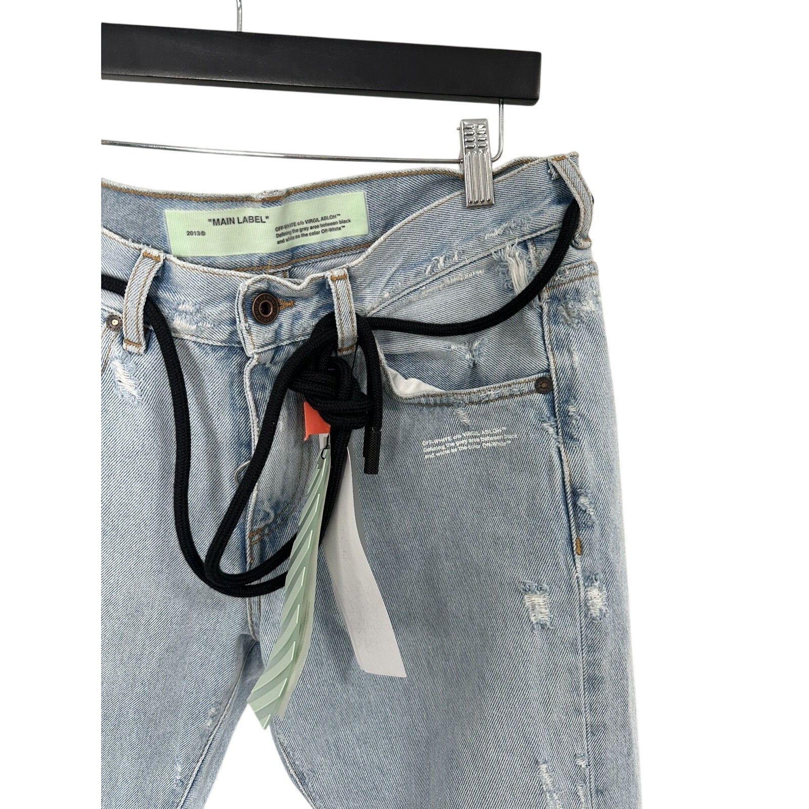 OFF-WHITE “Temperature” Denim Jeans