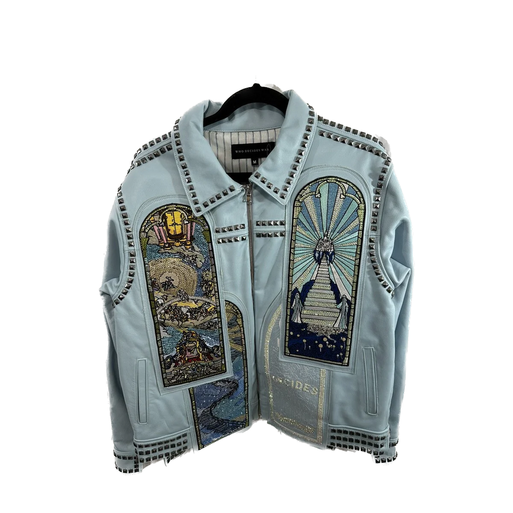 Who Decides War leather jacket