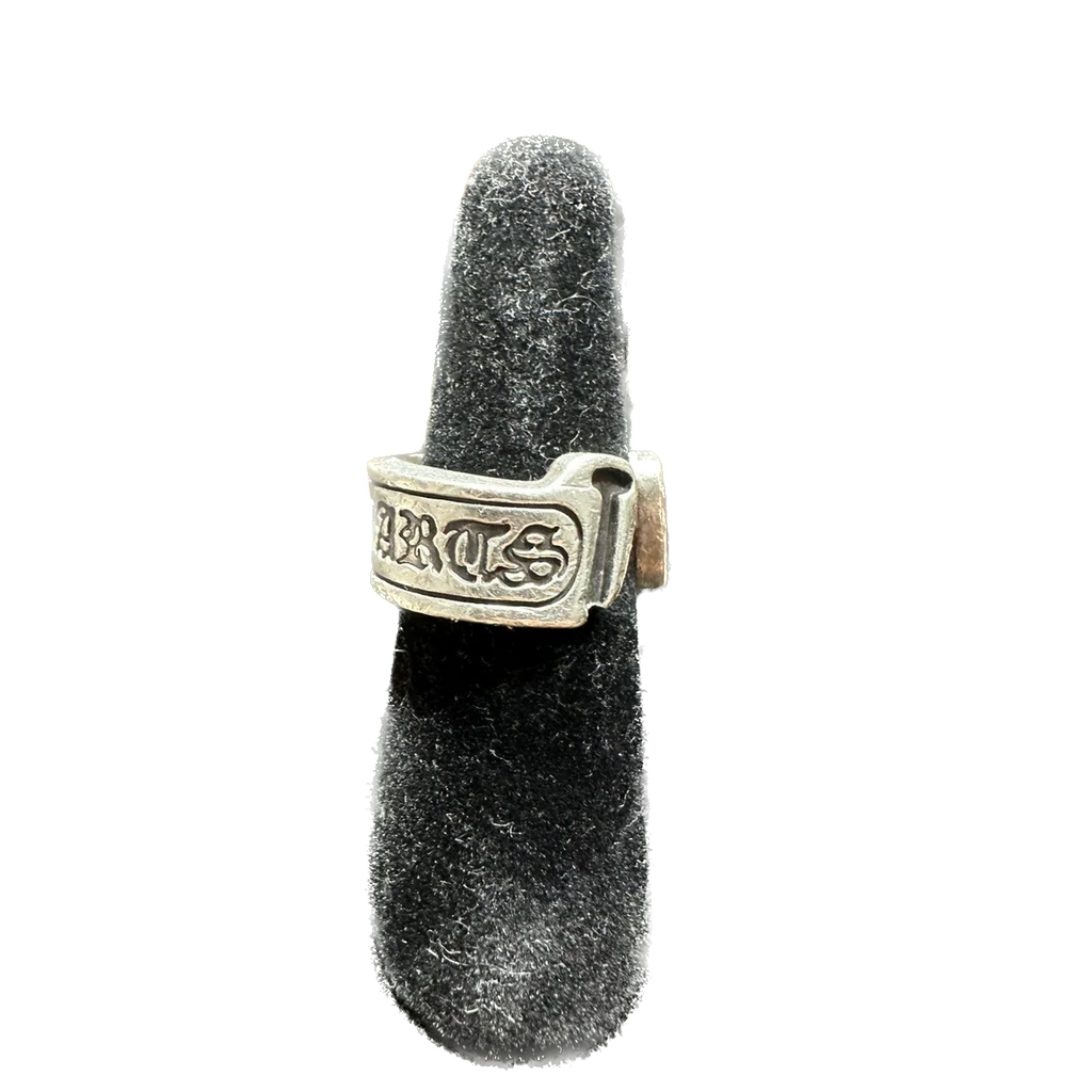 CHROME HEARTS RING scroll 8.5”