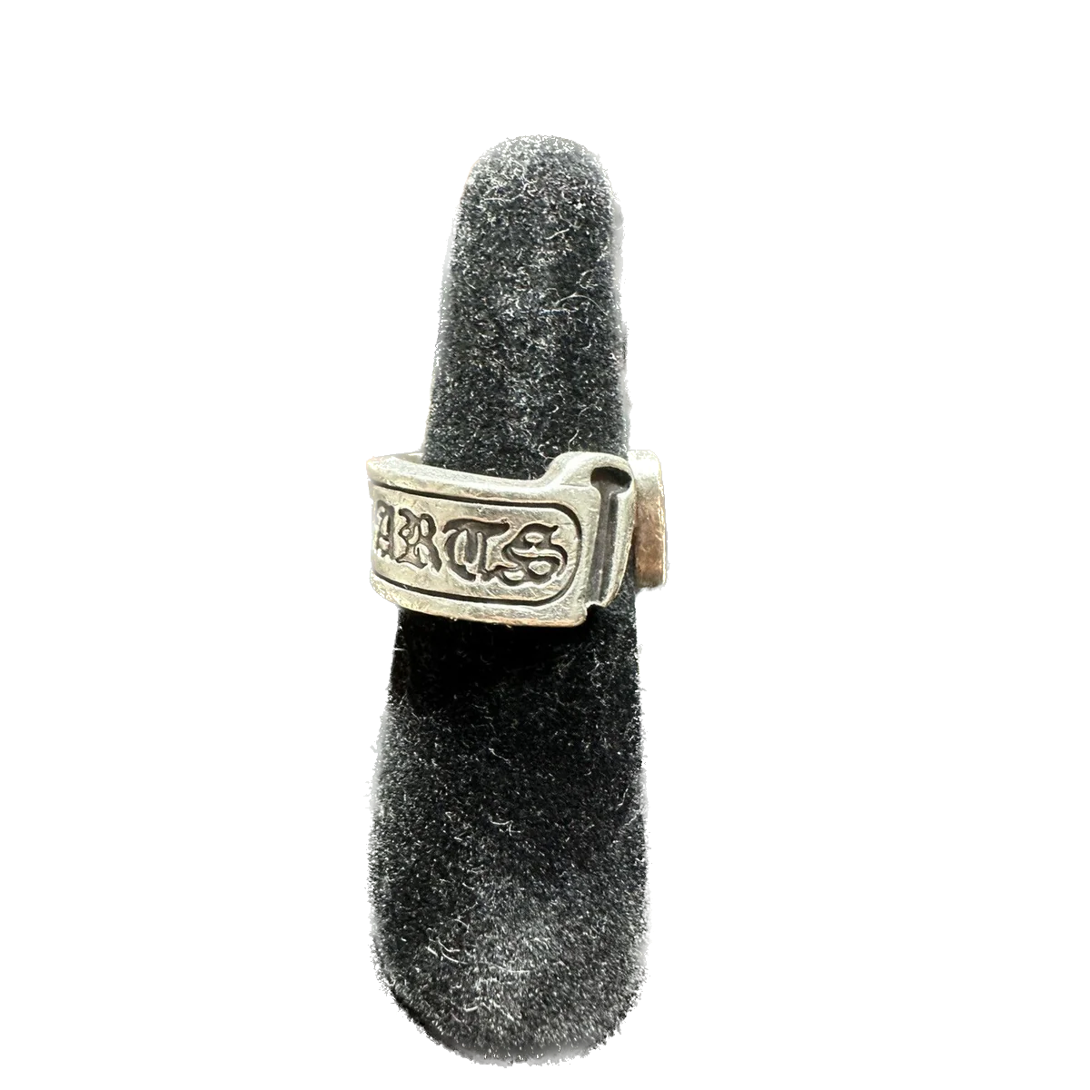 CHROME HEARTS RING scroll 8.5”