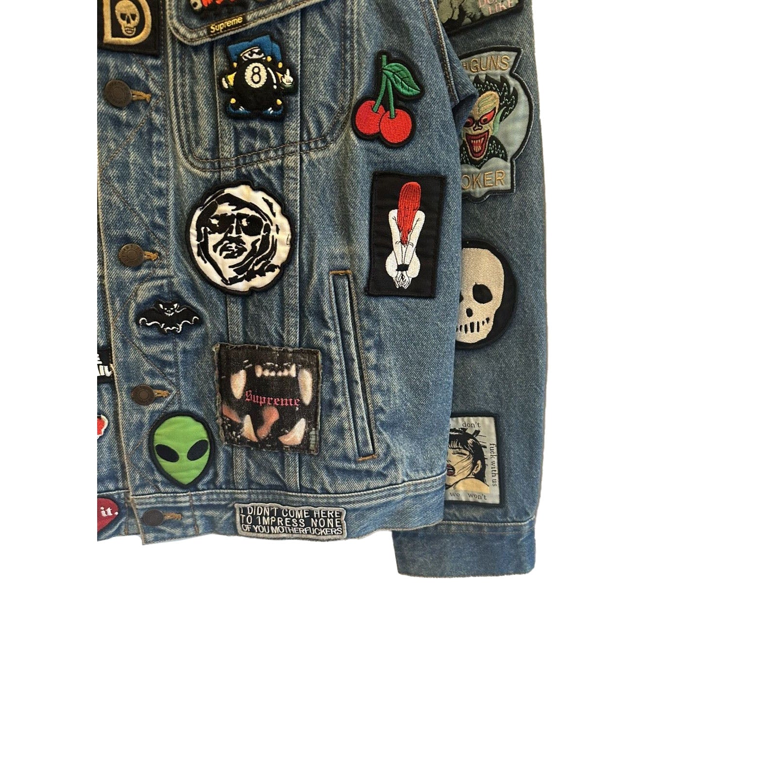 Supreme Patchwork Denim Jacket