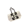 OFF WHITE TRANSPARENT TOTE
