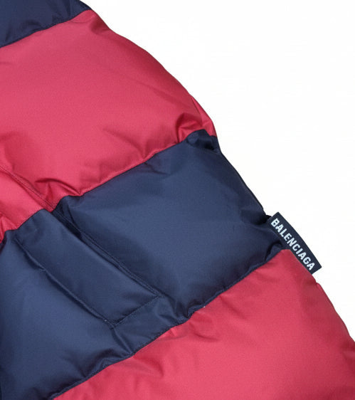 Balenciaga AW18 Striped Puffer Down Jacket