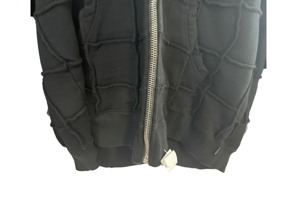 Supreme Reverse Patchwork Zip Up Hoodie