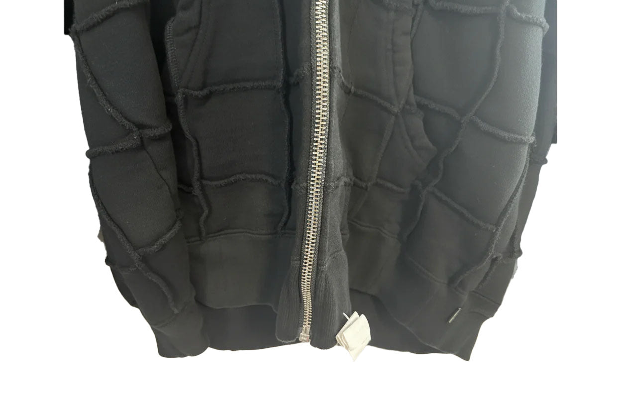 Supreme Reverse Patchwork Zip Up Hoodie