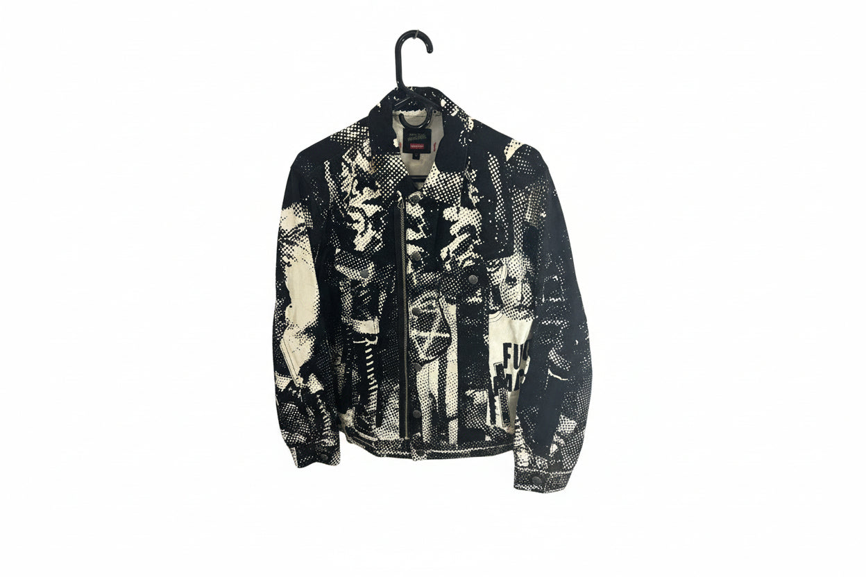 Supreme x Jean Paul Gaultier Denim Rasicm Jacket