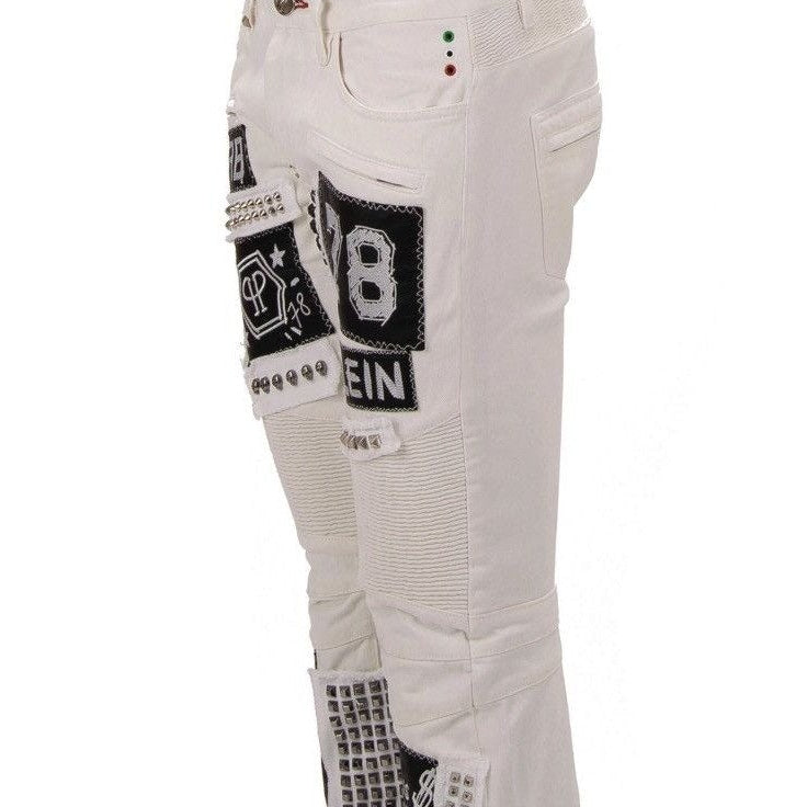 Philipp Plein Denim “Ghetto Blaster” Studded