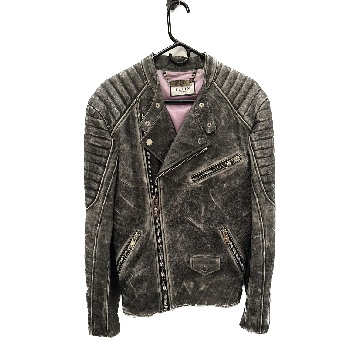 Philipp Plein Leather Jacket