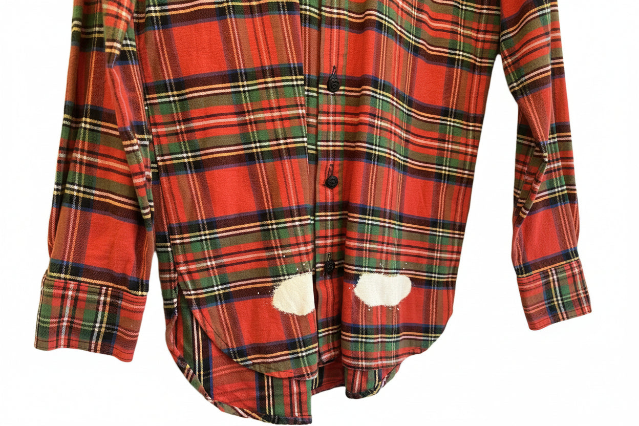 Off-White Plaid Shirt