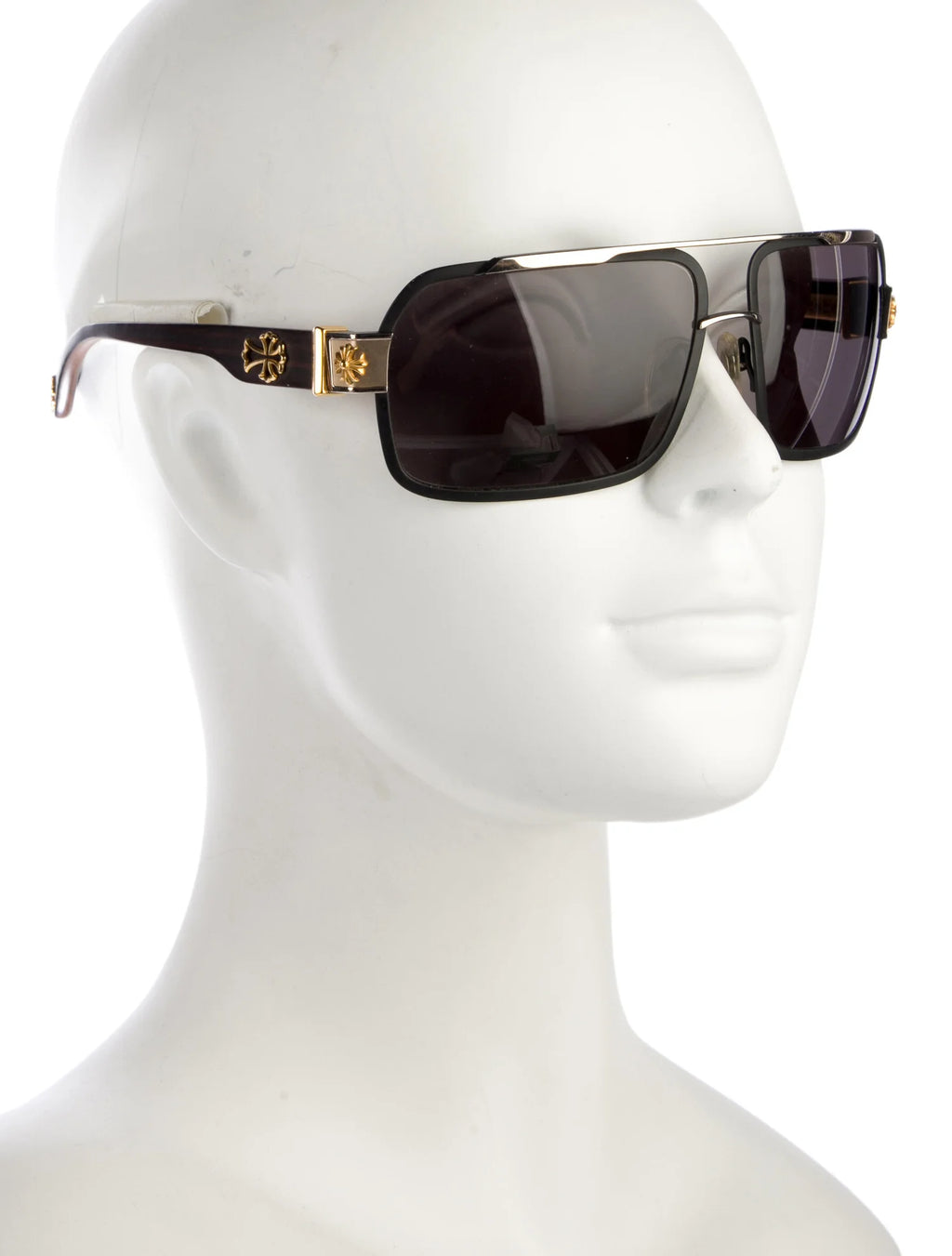 Chrome Hearts Hummer Square Sunglasses