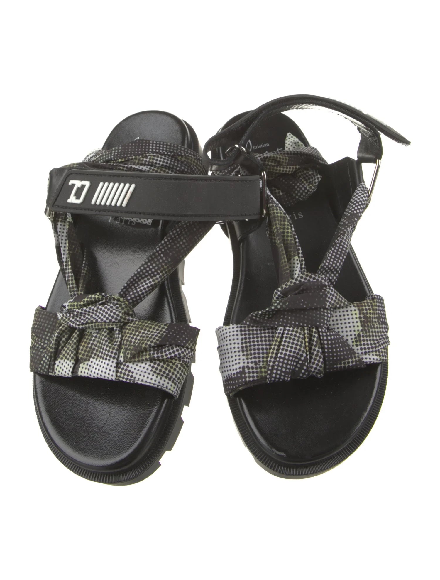 Christian Louboutin Printed Gladiator Sandals