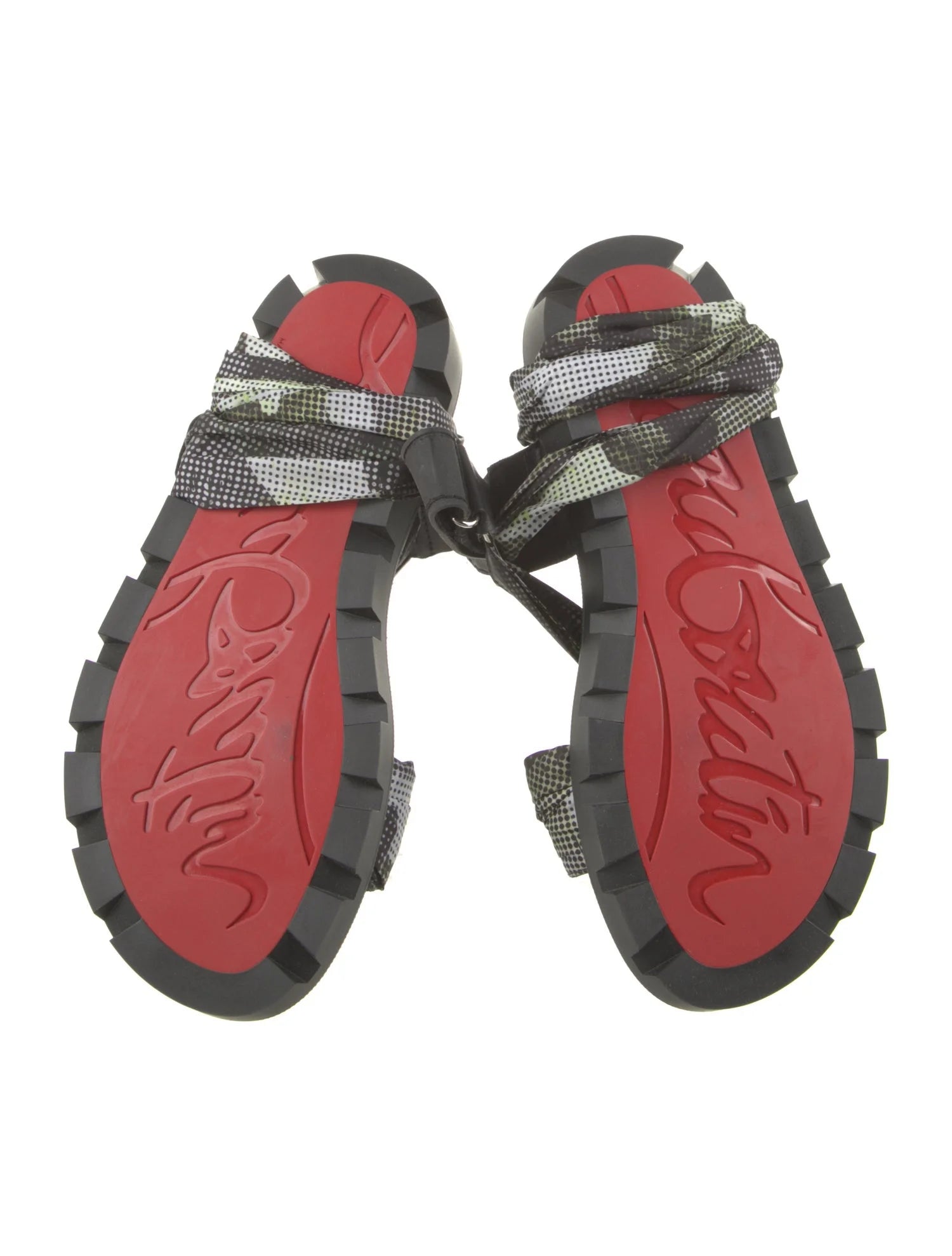 Christian Louboutin Printed Gladiator Sandals
